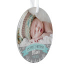 Photo Ornament | Baby Boy First Christmas