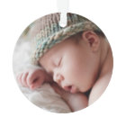 Photo Ornament | Baby Boy First Christmas