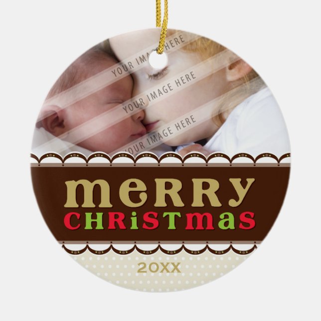 PHOTO ORNAMENT :: candyfloss (Front)