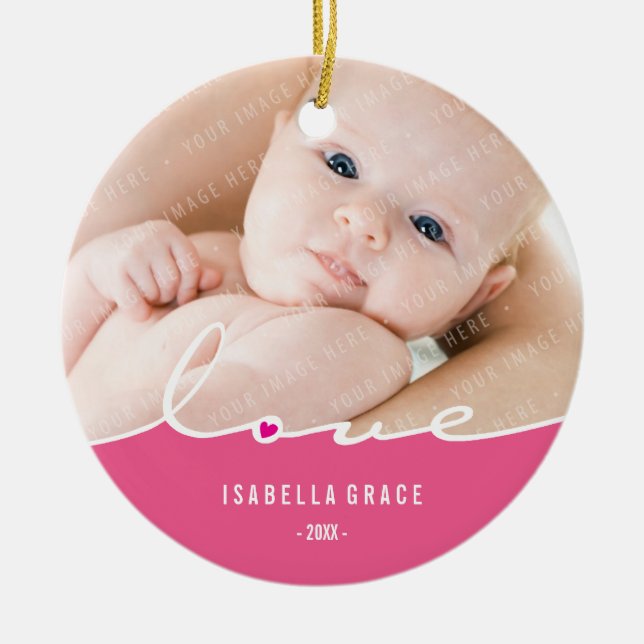 PHOTO ORNAMENT :: love divide 1 (Front)