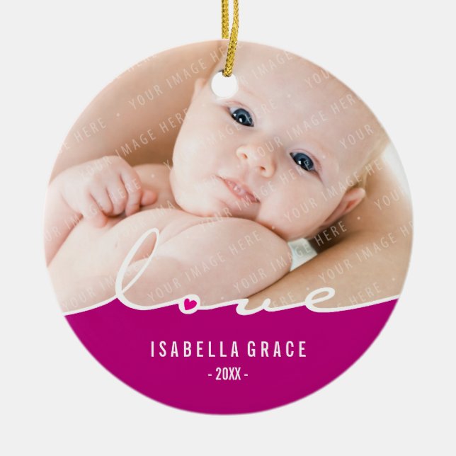 PHOTO ORNAMENT :: love divide 4 (Front)