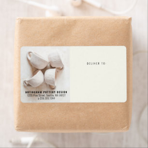 Photo Overlay Small Business Shipping Label