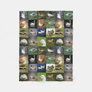 Photo Patchwork - Birds Fleece Blanket