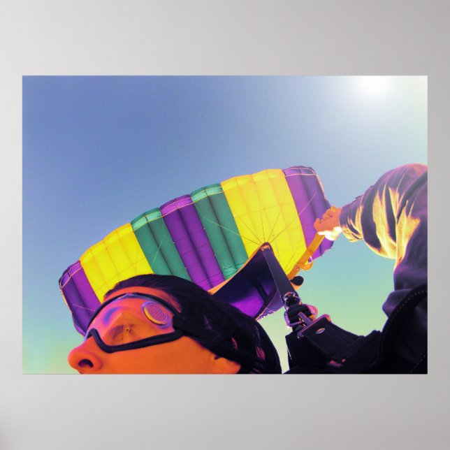 photo perfect skydiver poster (Front)