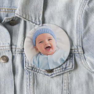 Photo Personal Add Your Own Picture 10 Cm Round Badge