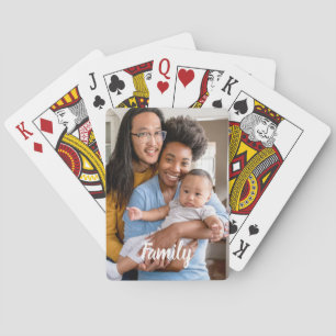 Photo Personalisation Family Playing Cards