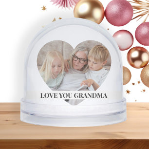 Photo Personalised 2 sided Custom Made  Snowglobe
