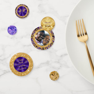 Photo Personalised Anniversary Confetti, Any Year Confetti