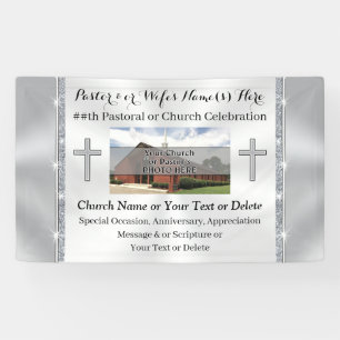 Photo Personalised, Banners for Church Anniversary