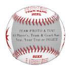 Photo Personalised Baseball Gifts for Coach, Ball