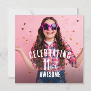Photo Personalised Birthday Invitation