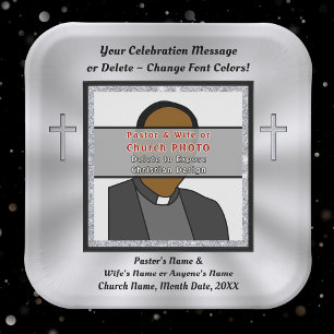 Photo Personalised, Church or Christian  Paper Plate