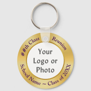 Photo Personalised, Class Reunion Party Favours, Key Ring