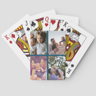 Photo Personalised Custom Collage Playing Cards