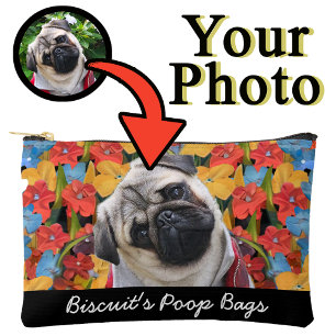 Photo Personalised Dog Mum with Photo Accessory Pouch