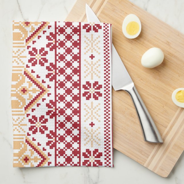 Photo Personalised Kitchen Towels (Quarter Fold)