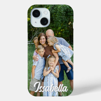 Photo Personalised Name Custom Case-Mate iPhone Ca 15 Case