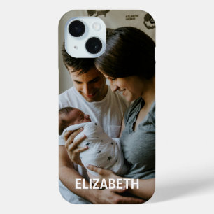 Photo Personalised Name Custom Case-Mate iPhone Ca 15 Case