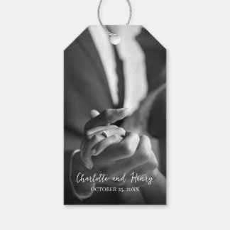 Photo Personalised Thank You Wedding Gift Tag
