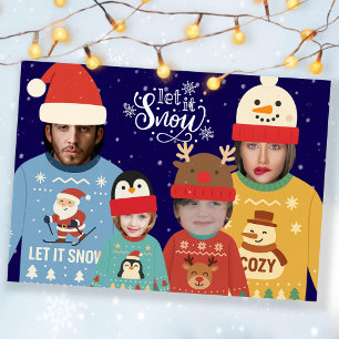 Photo Personalized Christmas Family Holiday Card
