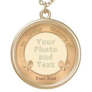 Photo Personalized In Loving Memory Necklace