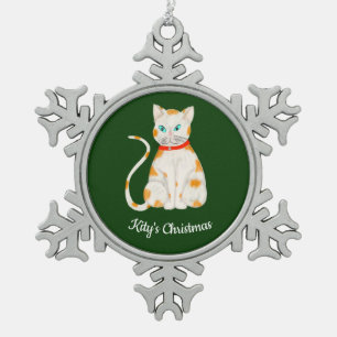 Photo Personalized Snowflake Framed Ornament