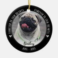 Photo Pet Memorial Keepsake Ornament