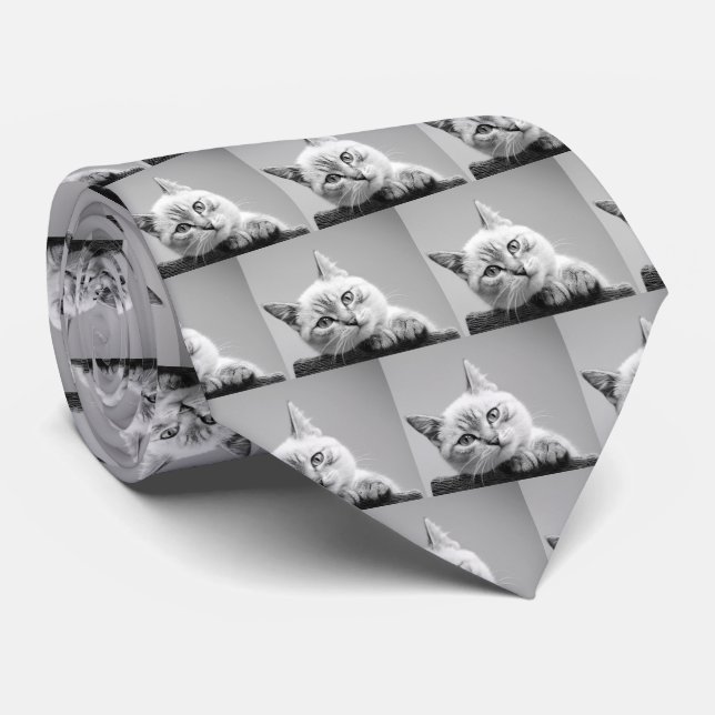 Photo Pet Personalised Tie (Rolled)