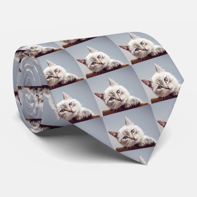 Photo Pet Personalised Tie (Rolled)