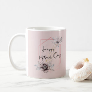 Photo Pink Floral Mother's day Gift for Mum Coffee Mug