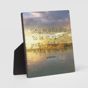 Photo plaque