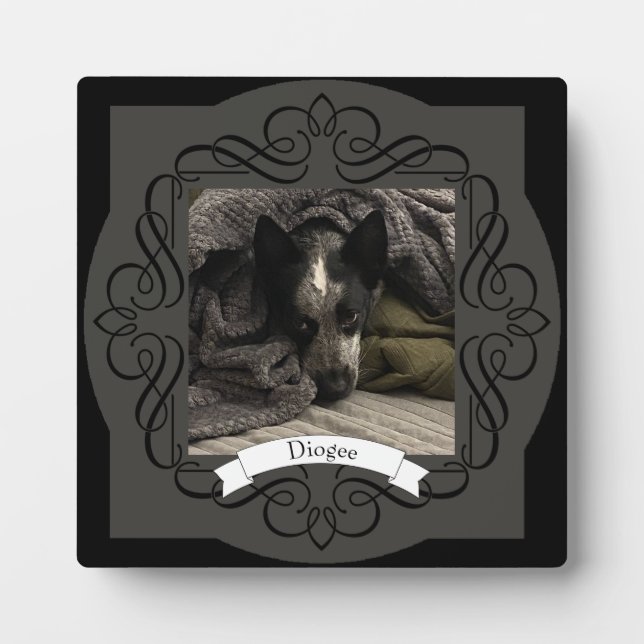Photo Plaque in any colour (Front)