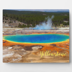 Photo Plaque-Yellowstone Hot Spring Plaque