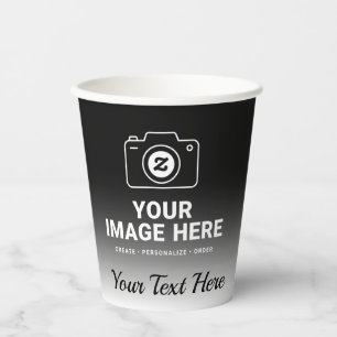 Photo Plus Custom Message Paper Cups