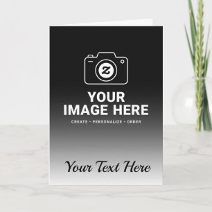 Photo Plus Custom Message Thank You Card