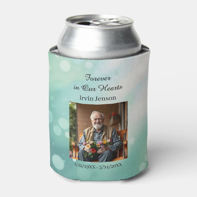 Photo & Poem | Memorial Forever in our Hearts Can Cooler (Can Front)