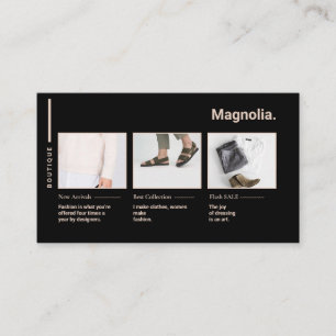 Photo Portfolio Online Black Friday Store Business Card