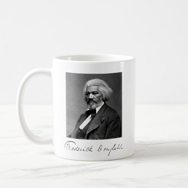 Photo Portrait of Frederick Douglass Coffee Mug (Left)