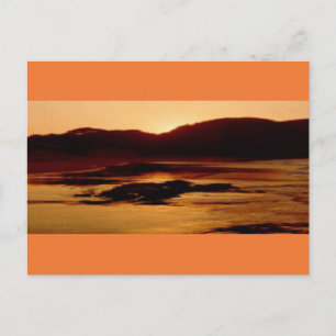 Photo Postcard 14 African Beach Sunset Gold