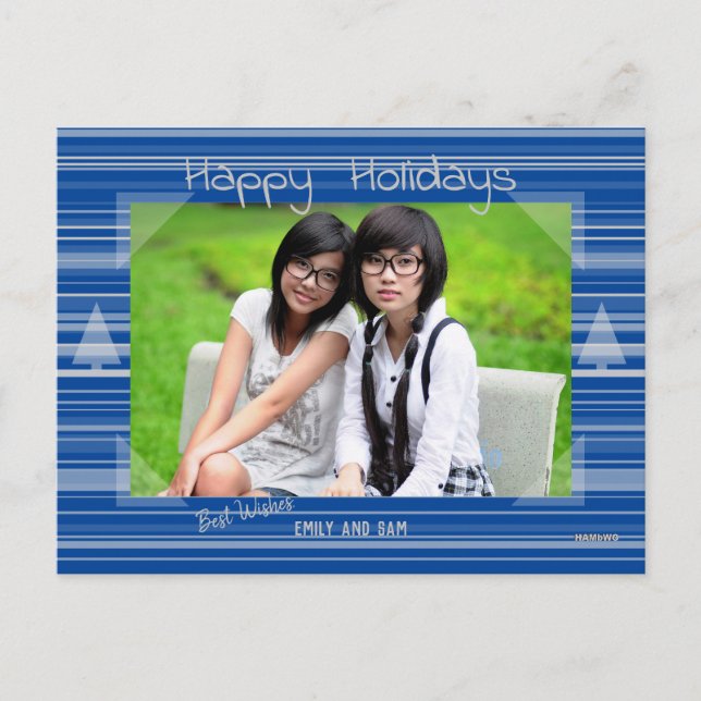 Photo Postcard in Your Choice of Colours (Front)