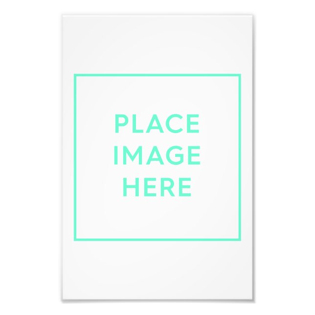 Photo Poster Enlargement Print - 8" x 12" (Front)