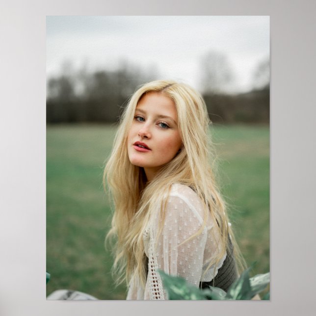 Photo Poster Portrait Graduation Wedding (Front)