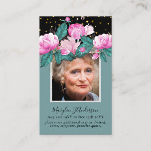 Photo Prayer Cards Memorial Celebration of Life