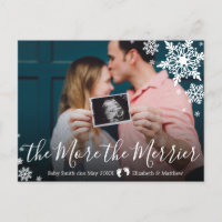 Photo Pregnancy Announcement Postcard