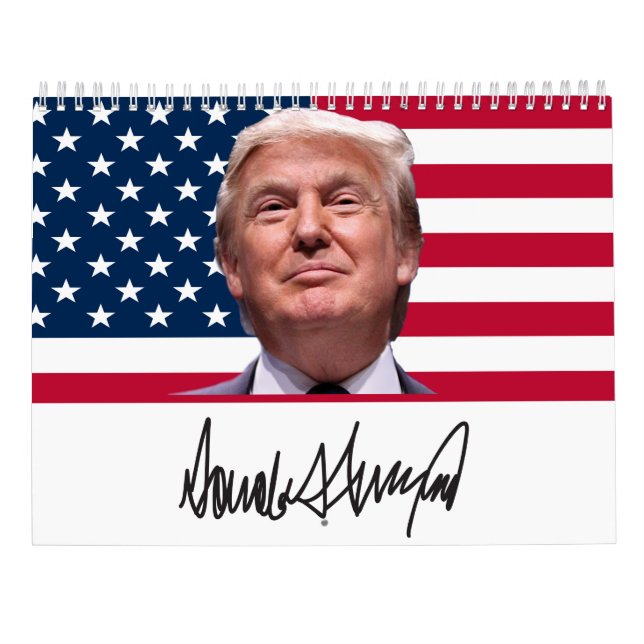 Photo President Donald J Trump Calendar (Back)