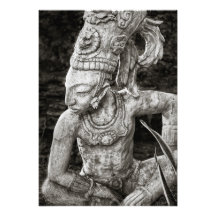 Photo Print - Ancient Mayan Figure - Mexico
