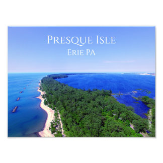 Photo Print (exact size) - Presque Isle Erie PA