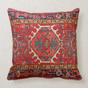 Photo print: of Antique Oriental Turkish Carpet Cushion