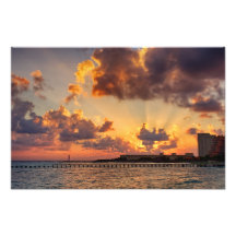 Photo Print - Sunrise in Cancun, Mexico