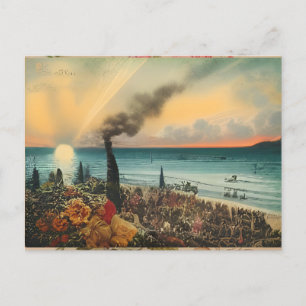 Photo Prints Announcement Postcard